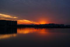 お気に入りの夕焼けスポットです。