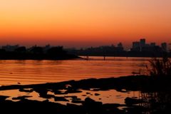 葛西臨海公園の夕焼け