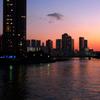 墨田川の夕焼け