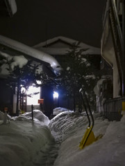 雪国の夜