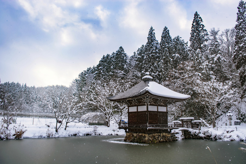 雪の晴れ間