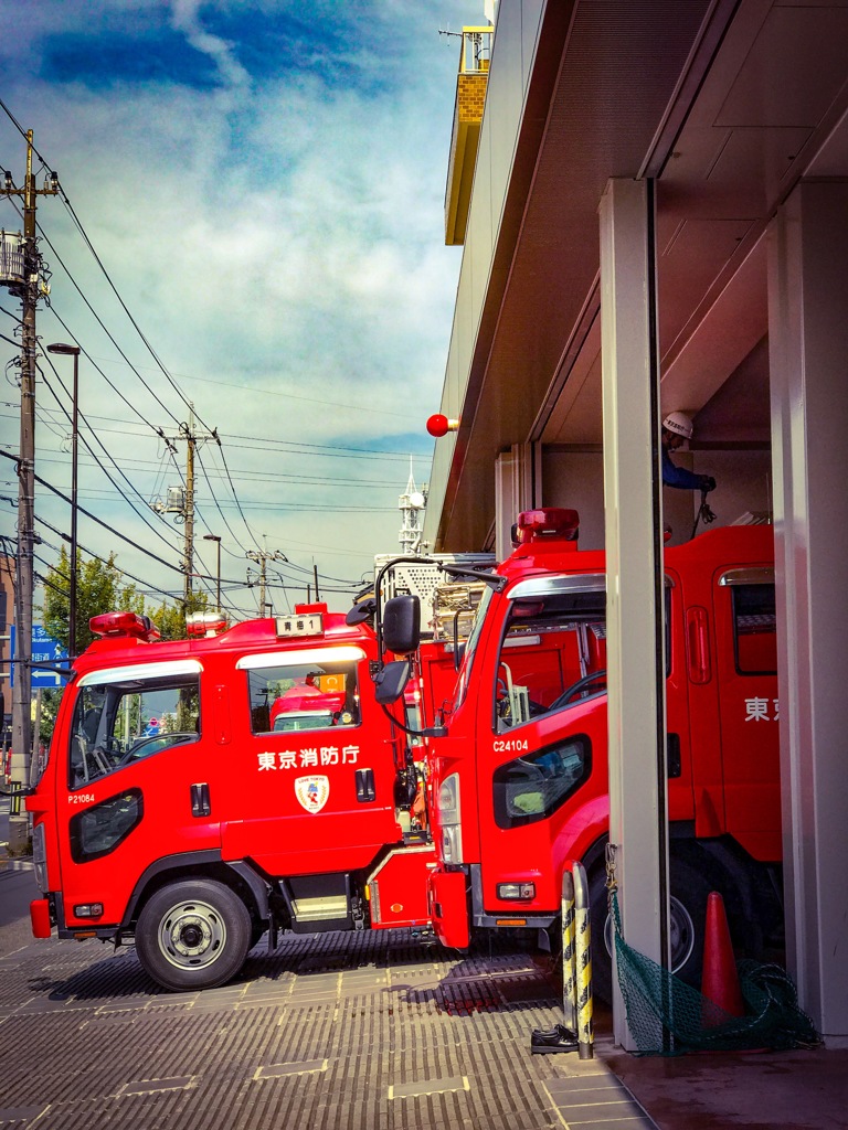 Fire truck to wait！