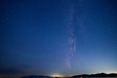 天の川と流星