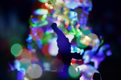 サンタシルエット♪