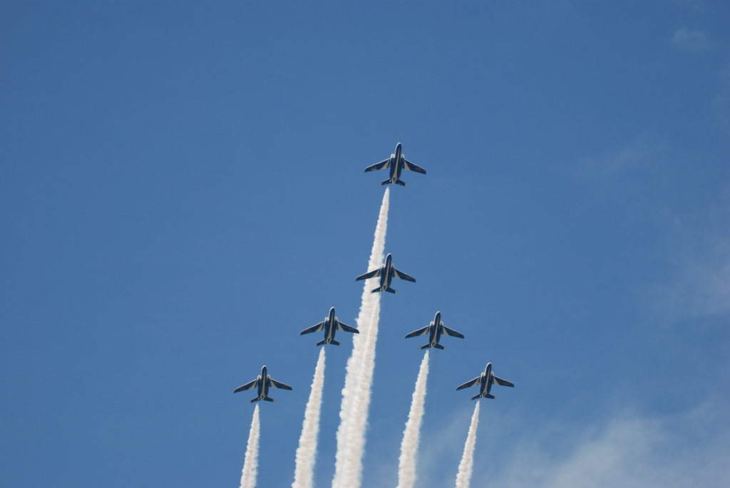 東松島夏祭り2017 Blue Impulse  Swan Low Pass