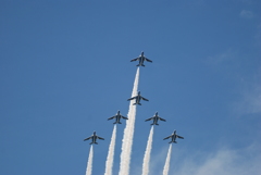 東松島夏祭り2017 Blue Impulse  Swan Low Pass