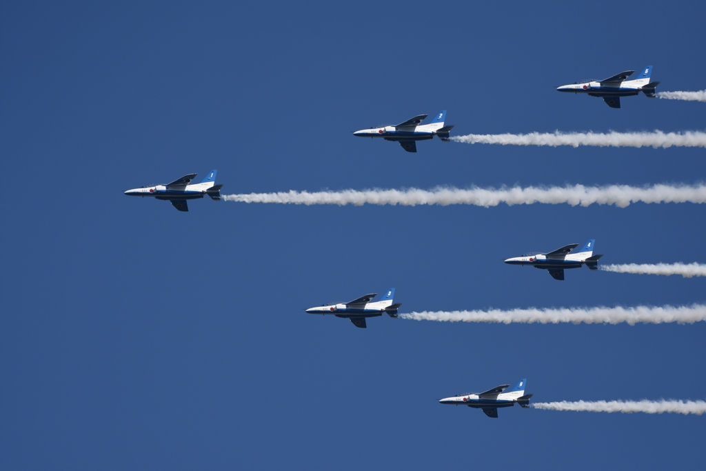 2022 栃木国体開会式予行 Blue Impulse その2