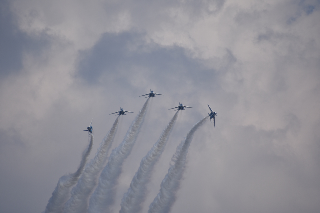 2022 栃木国体開会式予行 Blue Impulse その3