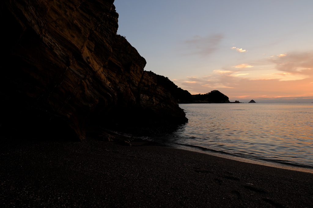 答志島の夜明け