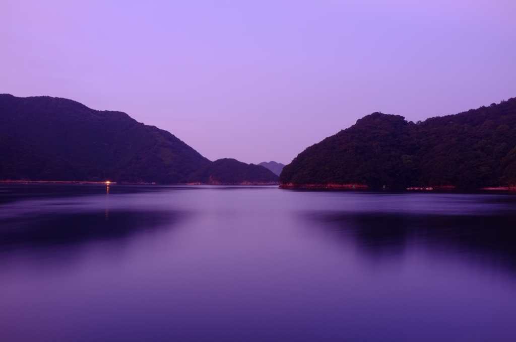 古和浦湾の朝