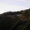 塩沢集落の夕暮れ