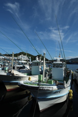 和具漁港の漁船たち