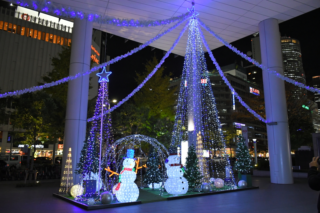名古屋のイルミネーション。