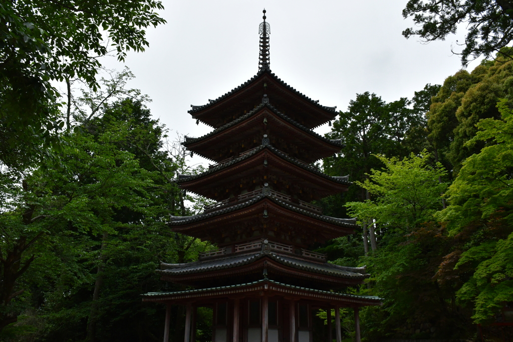 国宝五重塔。