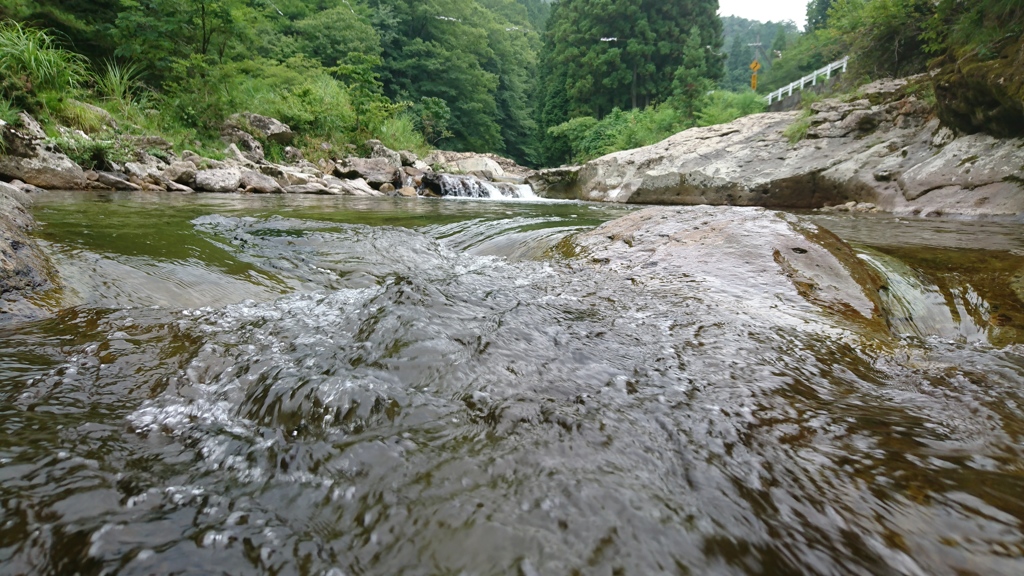 川面流体形。