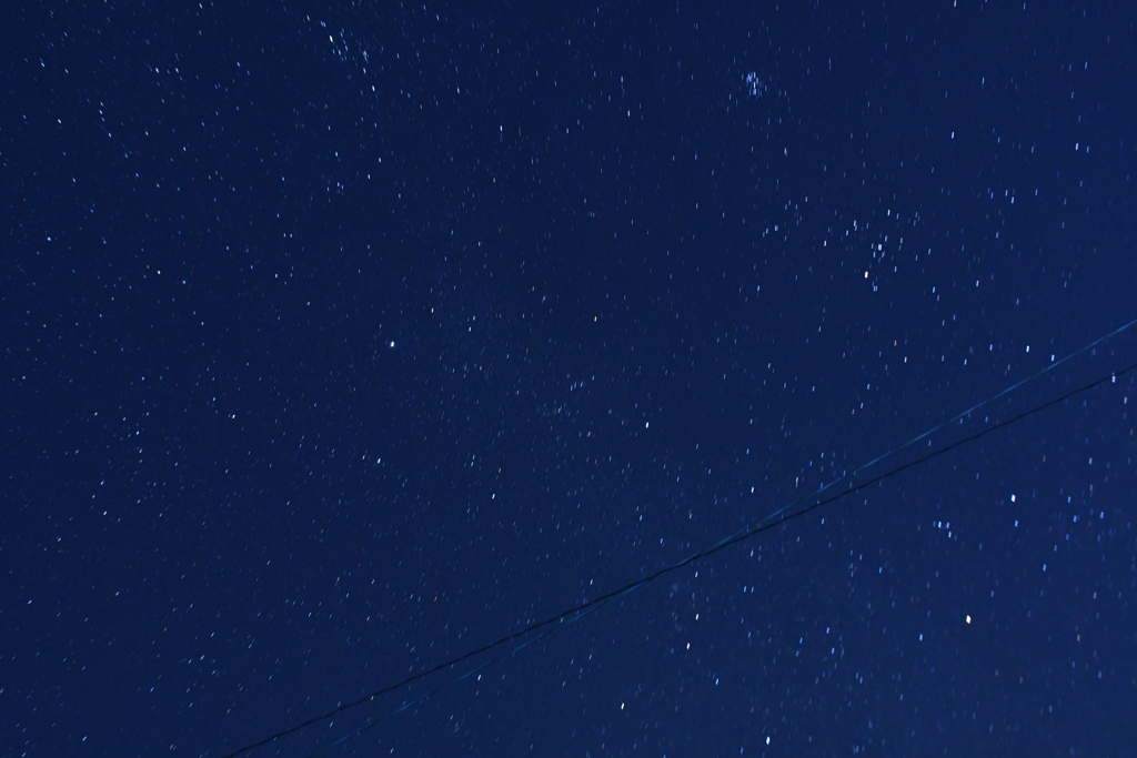 満天の星空を。