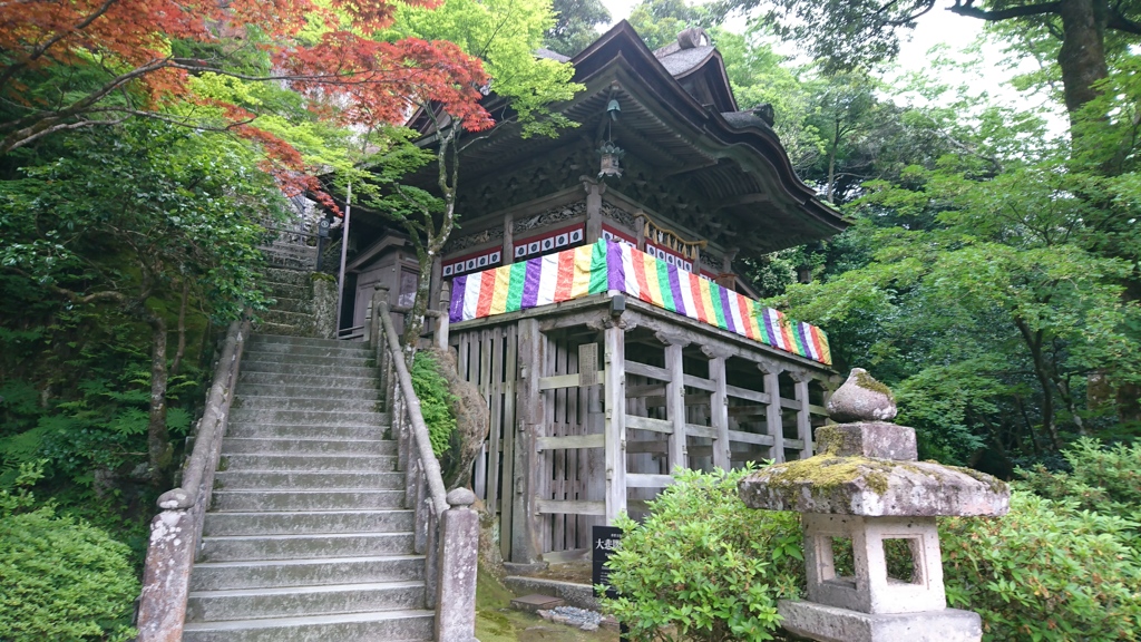 北陸の山寺。