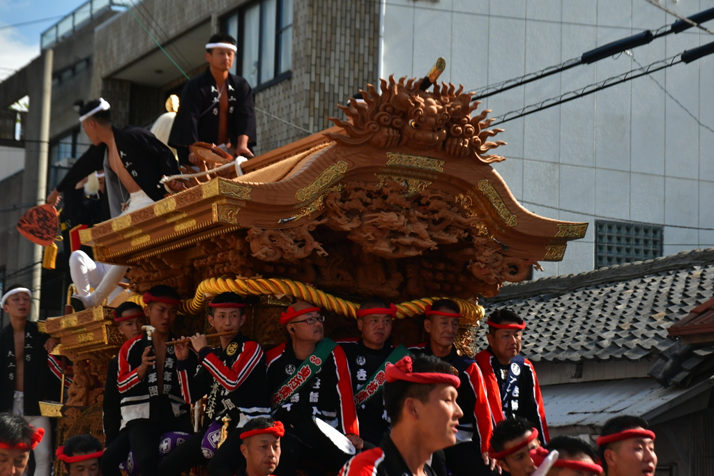 だんじり祭り。
