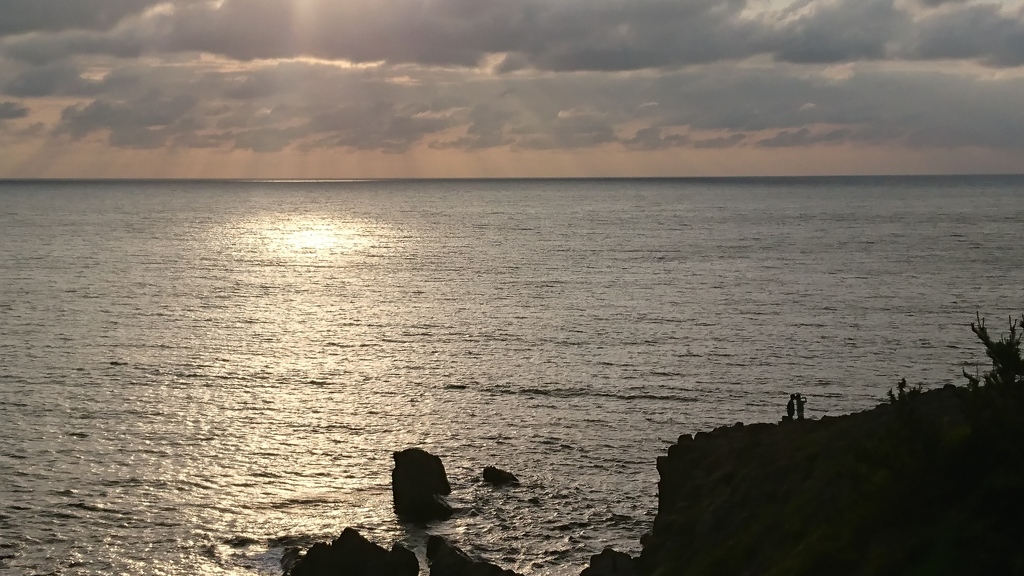 縮面の海。