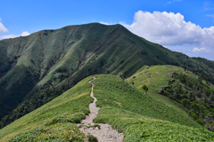 山歩。