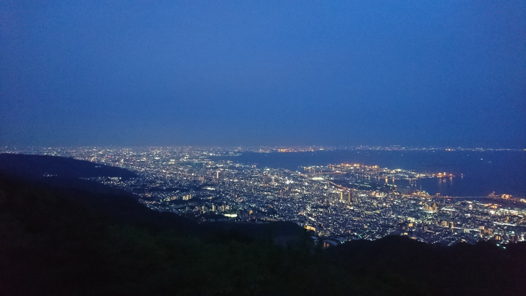 日本三大夜景スポット掬星台。