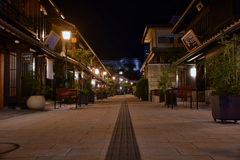 甲府の夜。