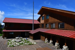 山小屋。