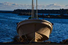 潮風に吹かれて。