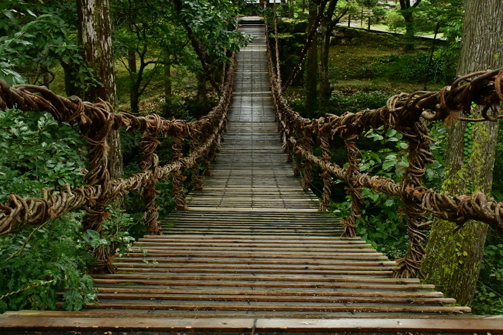 美しき吊り橋。