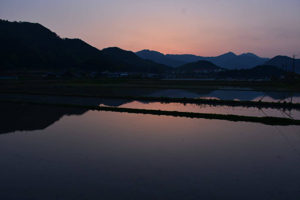 丹波の陽は暮れ行く。