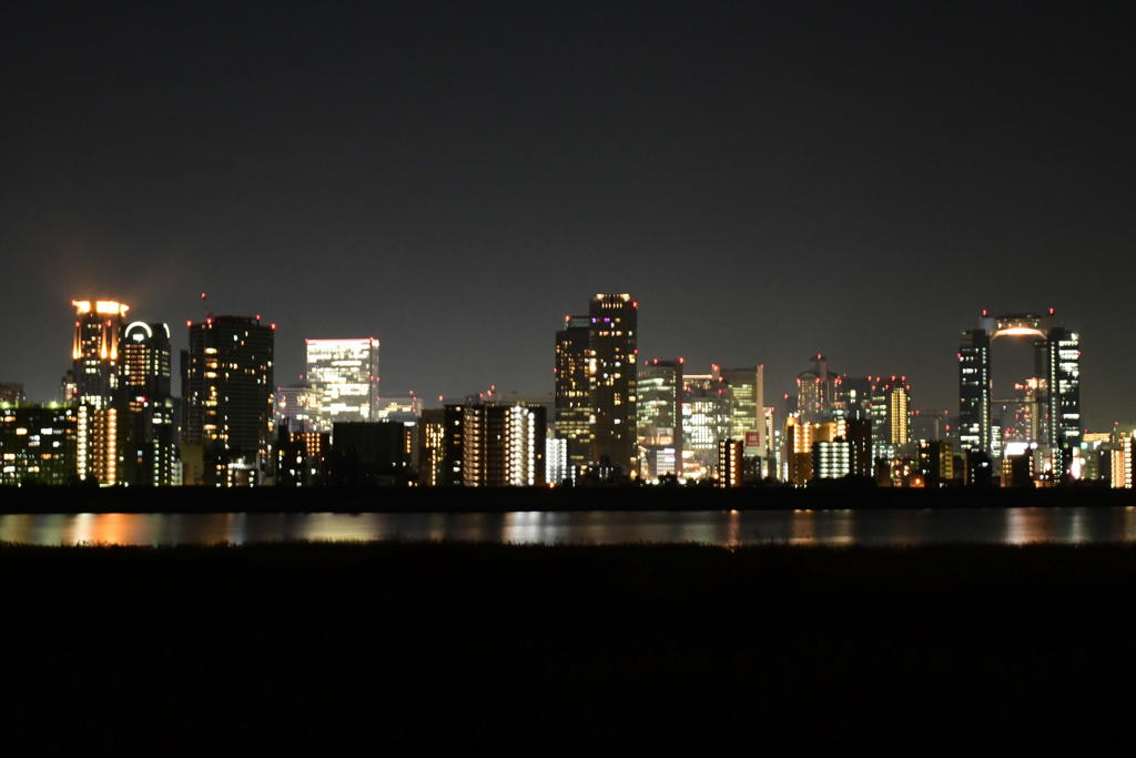大阪の夜景。