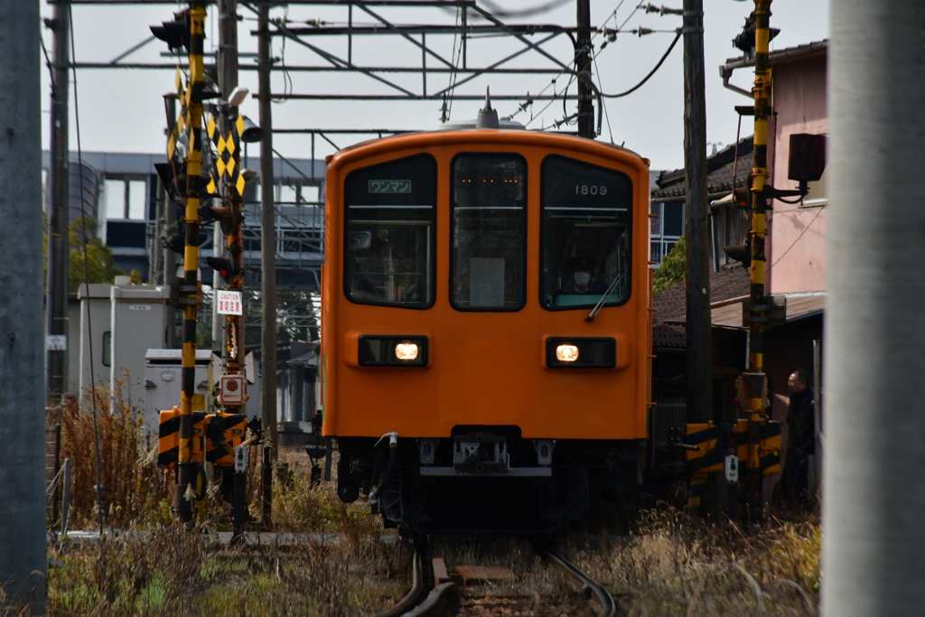 電車待ち。