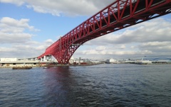 赤い橋。