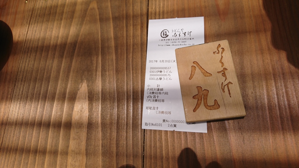 順番待ち。