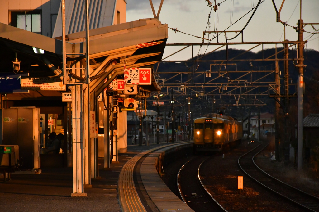 電車の在る風景。