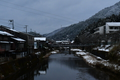 雪の在る風景。