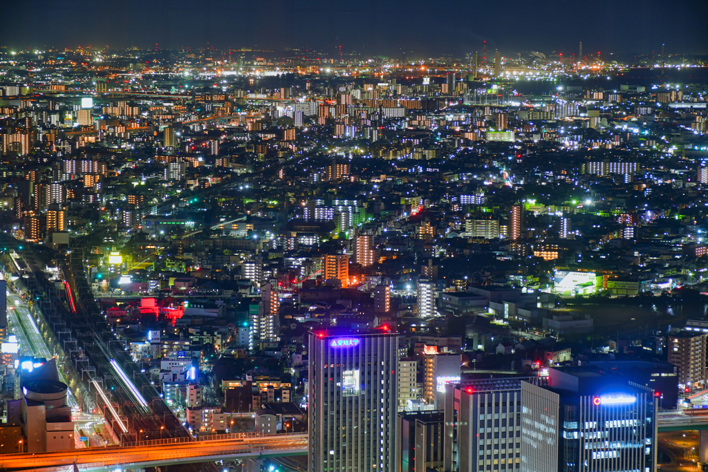 名古屋の灯り。