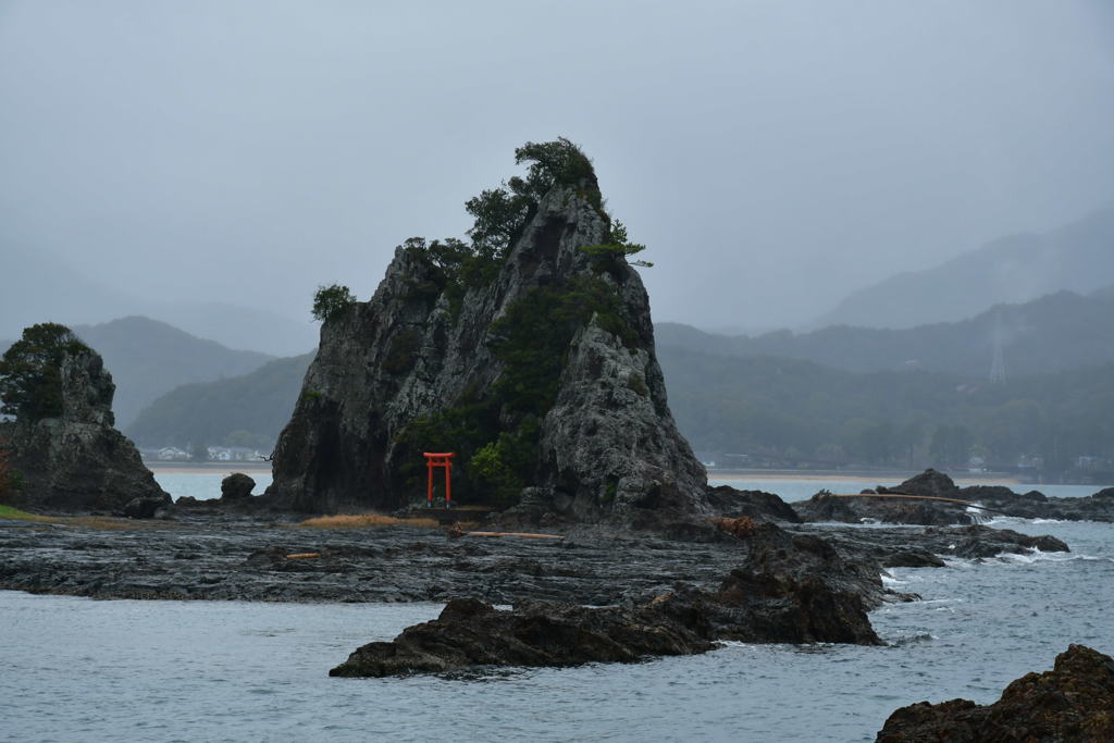 或る海辺。