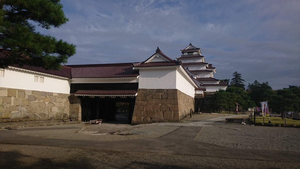 會津の朝。