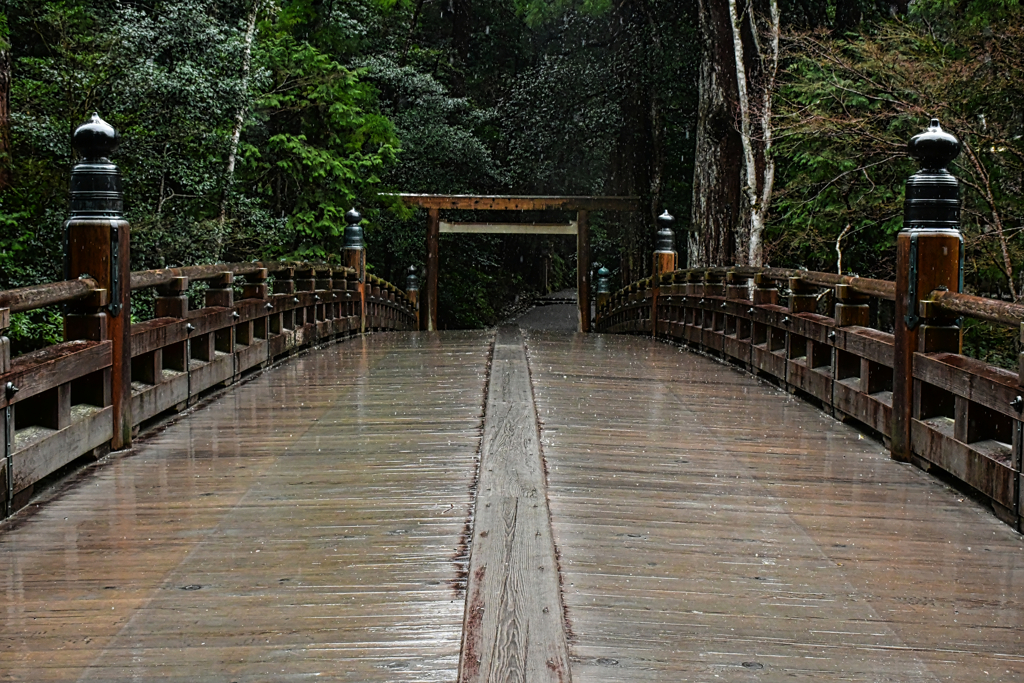 雨の伊勢参り。