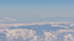 日本海より観た富士山。
