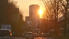 urban sunset.