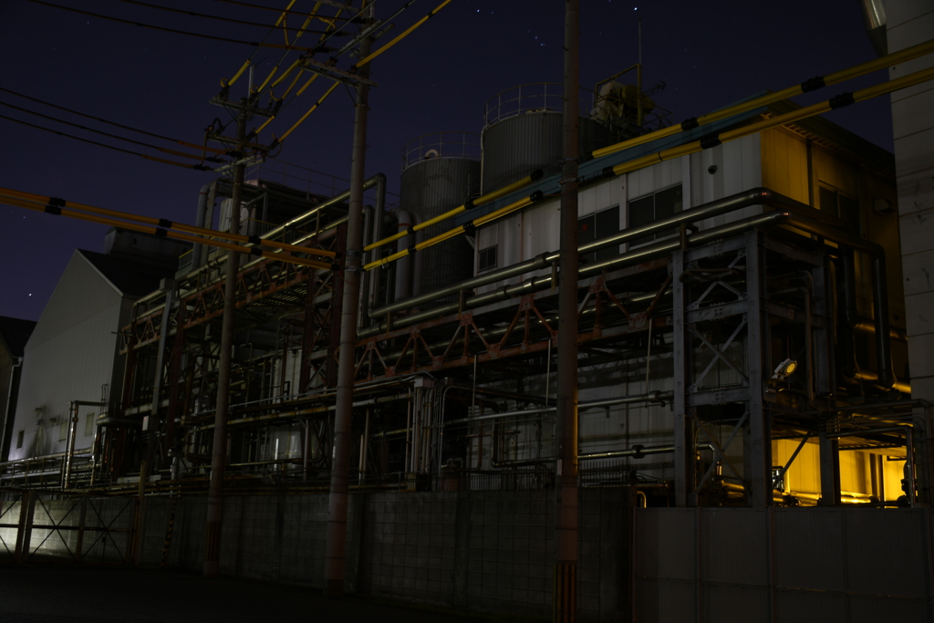 夜。