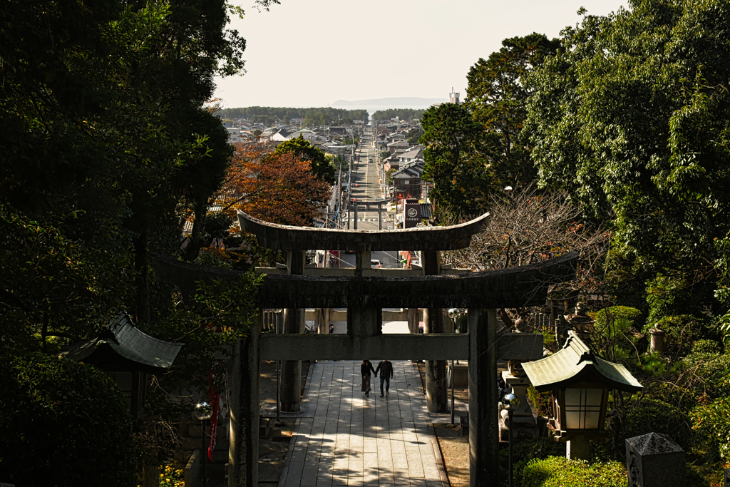 光の道。