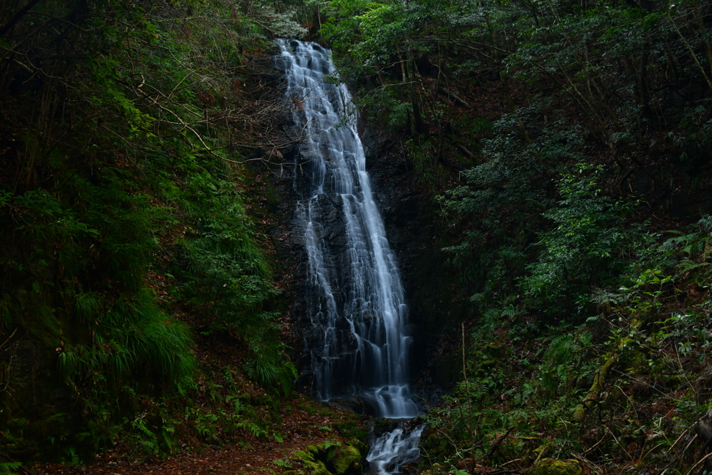 やさしい滝。