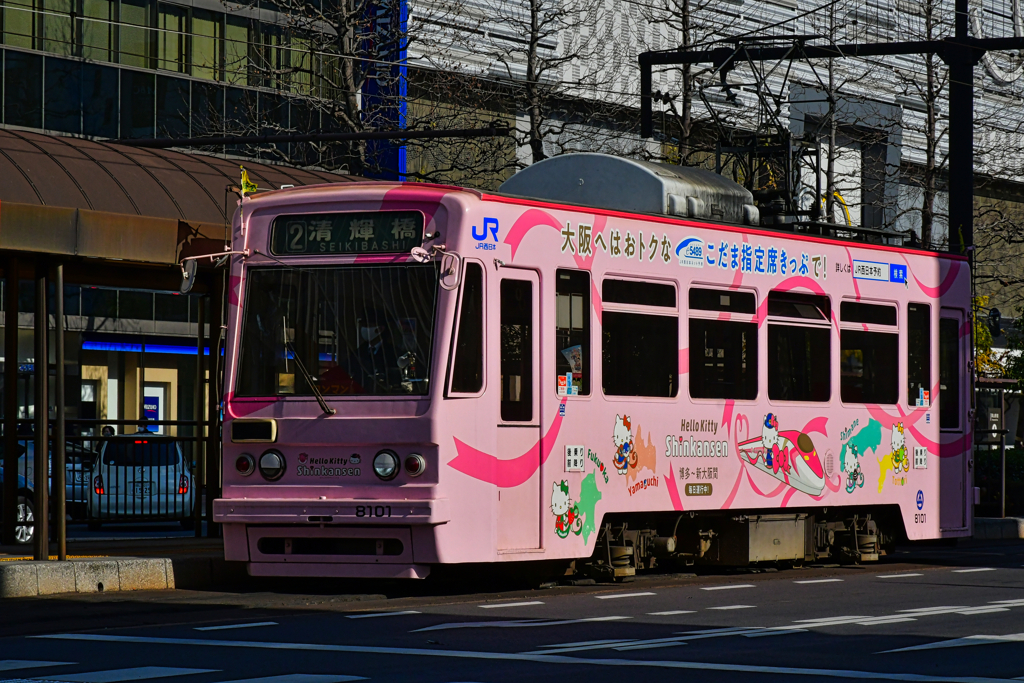 岡山にて。