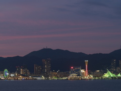 海側より神戸の夜景(pentaxQ7＋MacroSwitarH16rx)