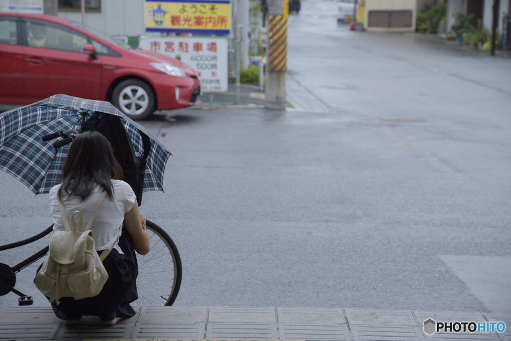 雨の日の待ち合わせ