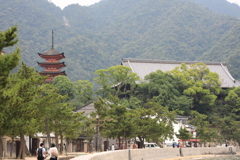 豊国神社と、五重塔