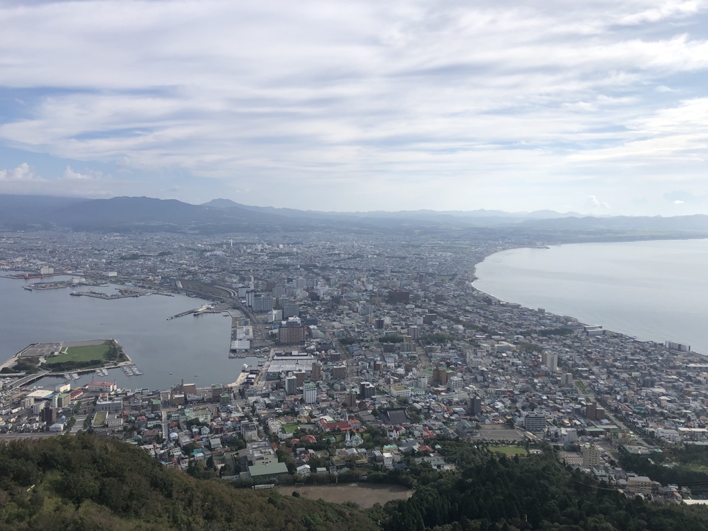 函館山より…朝の景色